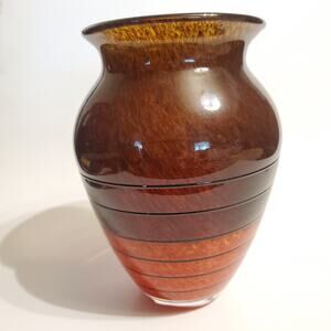 Bohemian Czech art Glass Vase in Excellent used condition